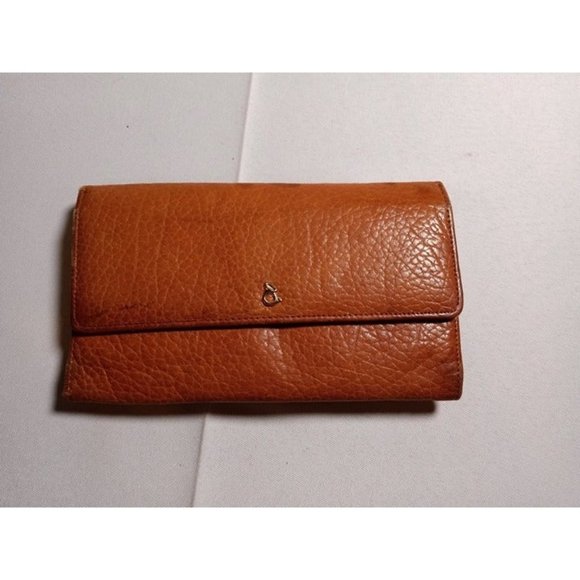 Princess Gardner Full Grain Cowhide Leather Wallet -Multiple‎ Flaws (6a5) - Picture 2 of 9
